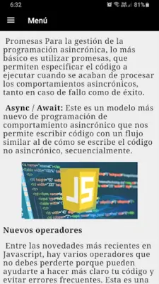 Aprende Javascript android App screenshot 4