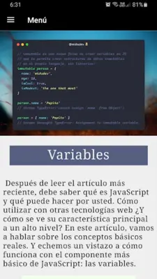 Aprende Javascript android App screenshot 5